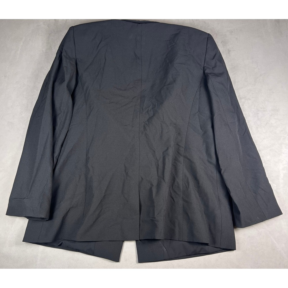 Alex Marie Womens Black‎ Structured Lined Blazer Jacket Size 18 Business Office - Picture 3 of 3